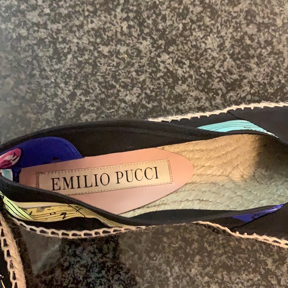 Men’s Emilio Pucci black Capri espadrilles - Picture 2 of 8